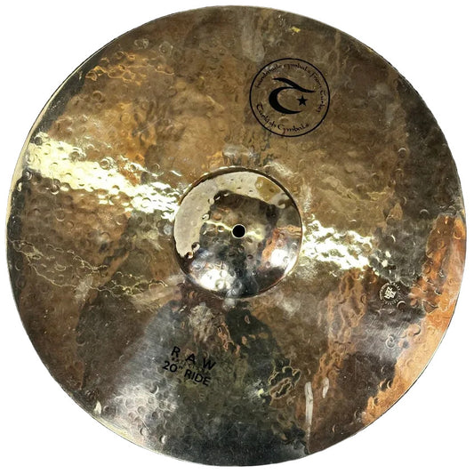 Used Turkish Raw Brilliant Ride Cymbal 20" - Very Good - Drum Center Of Portsmouth