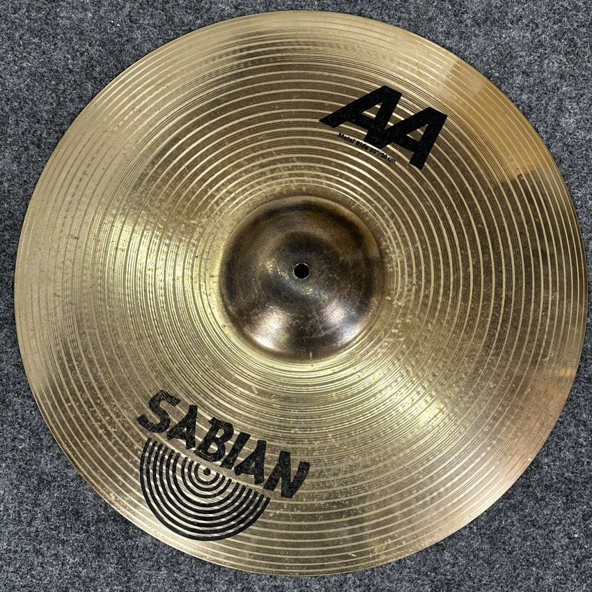Used Sabian AA Metal Ride Cymbal 20" - Very Good - Drum Center Of Portsmouth