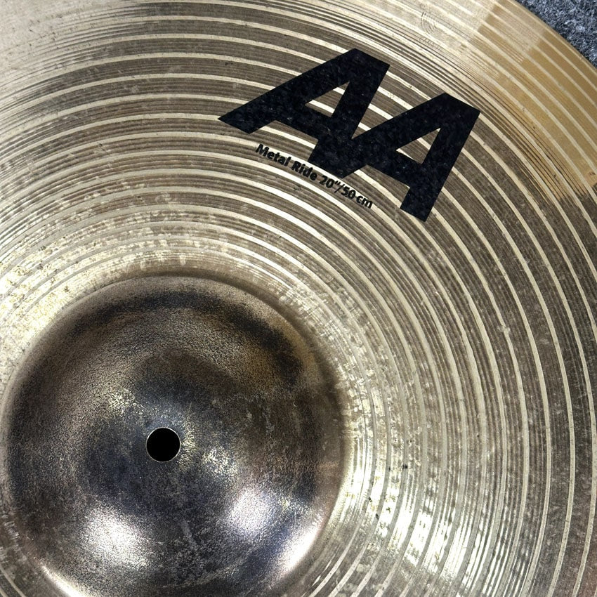Used Sabian AA Metal Ride Cymbal 20" - Very Good - Drum Center Of Portsmouth