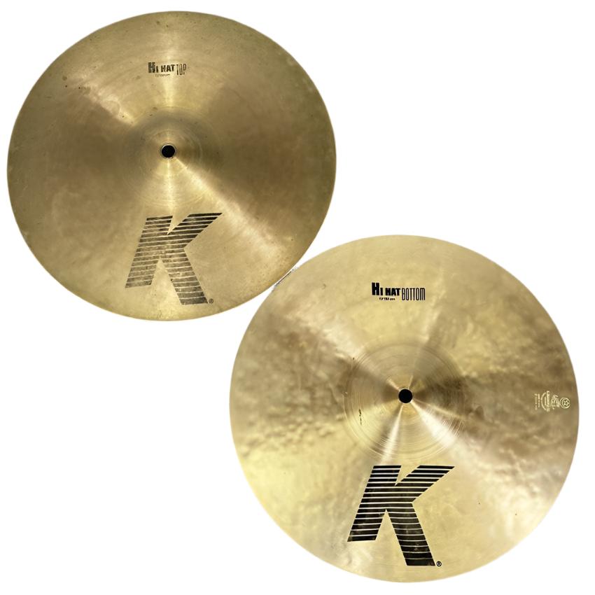 Used Zildjian K Hi Hat Cymbals 13" - Good - Drum Center Of Portsmouth
