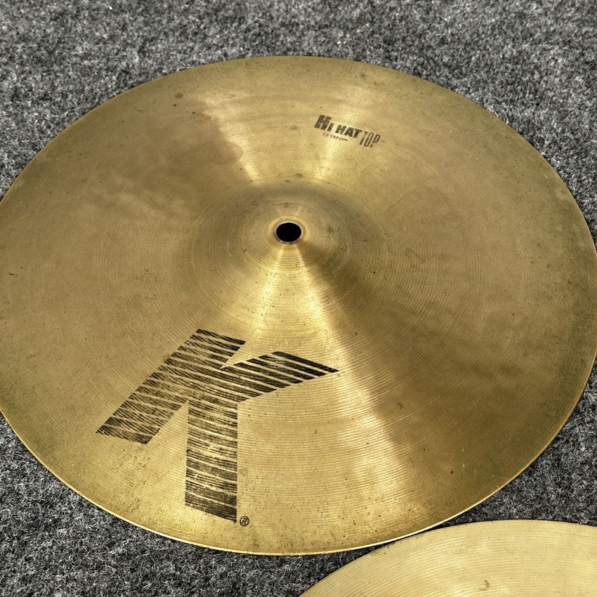 Used Zildjian K Hi Hat Cymbals 13" - Good - Drum Center Of Portsmouth