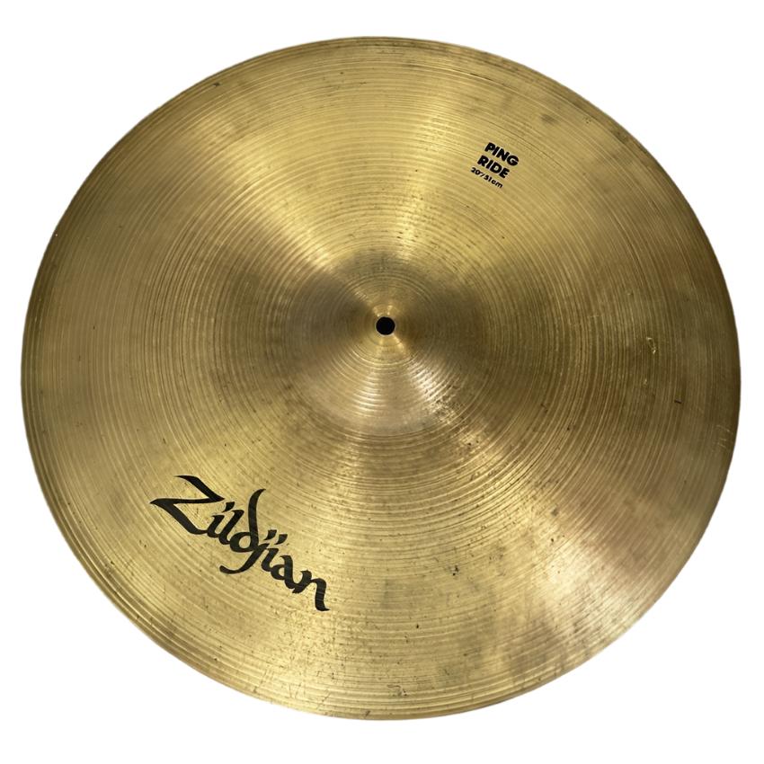 Used Zildjian A Ping Ride Cymbal 20" - Good - Drum Center Of Portsmouth