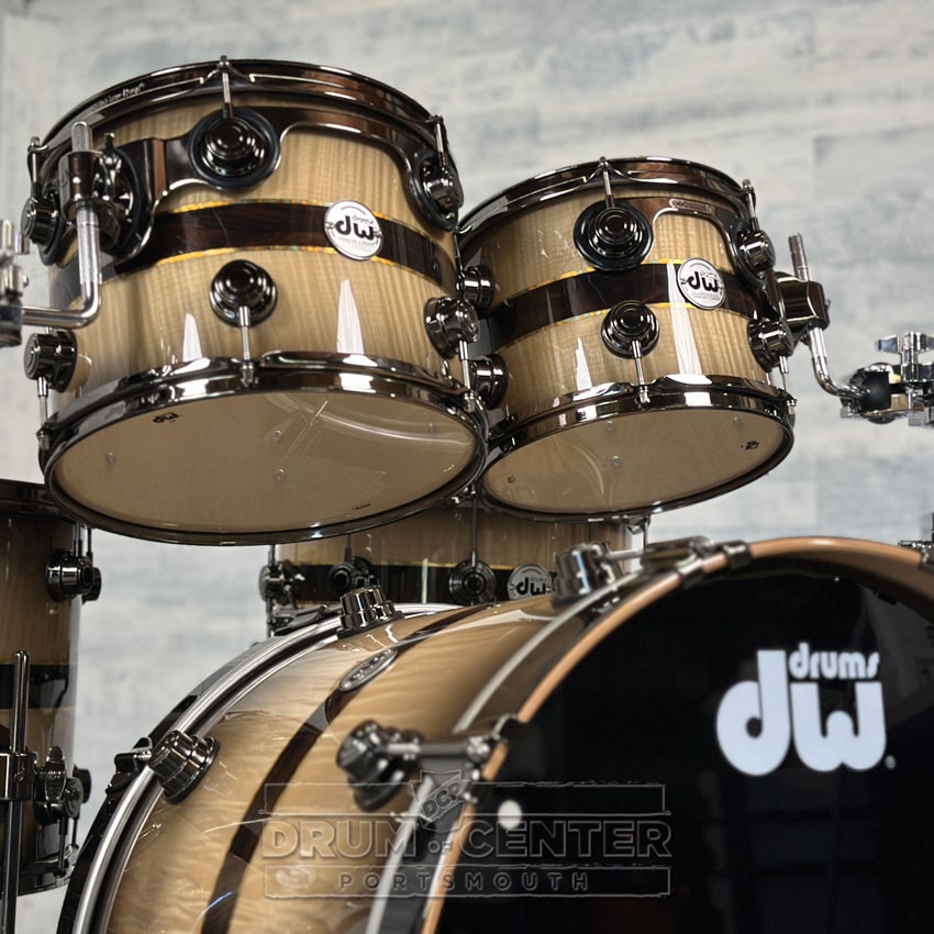 DW Collectors VLT 333 Maple 6pc Drum Set Sycamore Ziricote - Drum Center Of Portsmouth