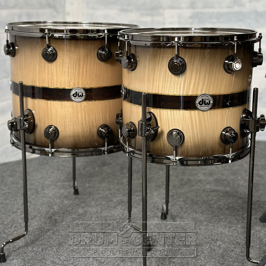 DW Collectors VLT 333 Maple 6pc Drum Set Sycamore Ziricote - Drum Center Of Portsmouth