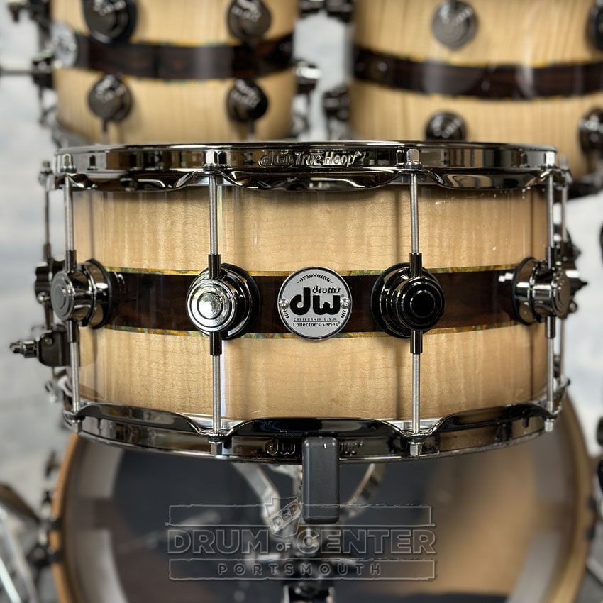 DW Collectors VLT 333 Maple 6pc Drum Set Sycamore Ziricote - Drum Center Of Portsmouth