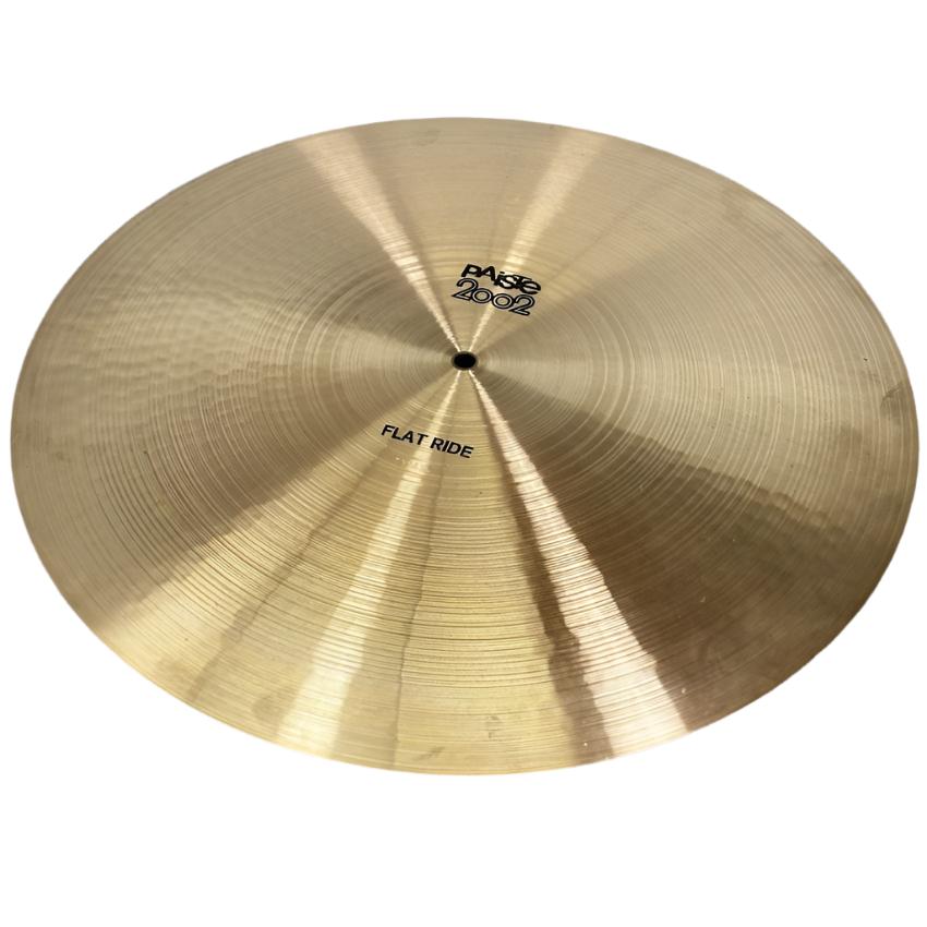 Used Paiste 2002 Flat Ride Black Label 20" 1998 grams - Drum Center Of Portsmouth