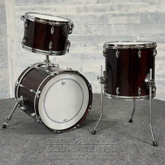 Gretsch USA Custom 3pc Jazz Drum Set Walnut Gloss - Drum Center Of Portsmouth