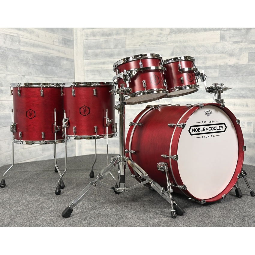 Noble & Cooley CD Maple 5pc Drum Set Cherry Stain - Drum Center Of Portsmouth