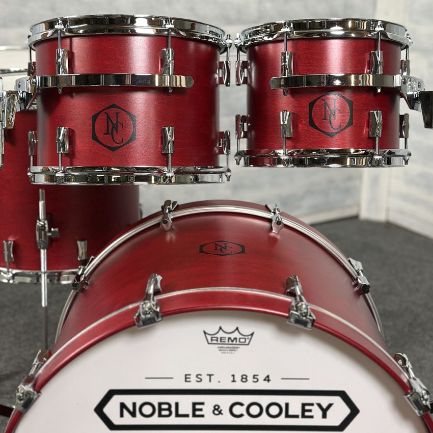 Noble & Cooley CD Maple 5pc Drum Set Cherry Stain - Drum Center Of Portsmouth
