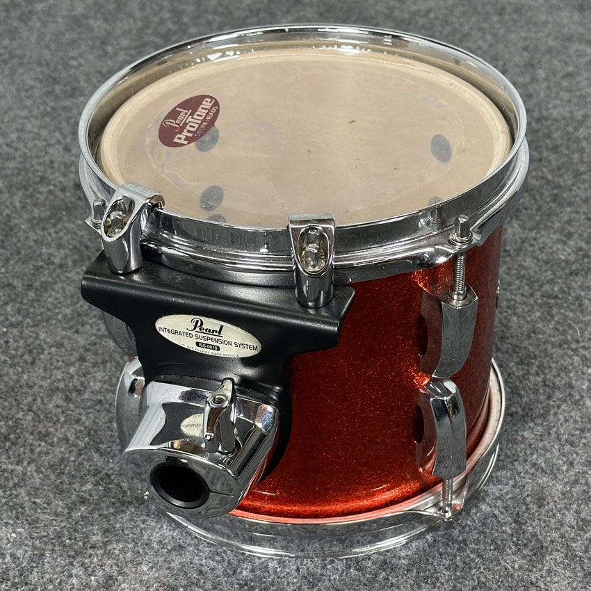 Used Pearl Vision Birch Tom 8x7 Orange Sparkle - Drum Center Of Portsmouth