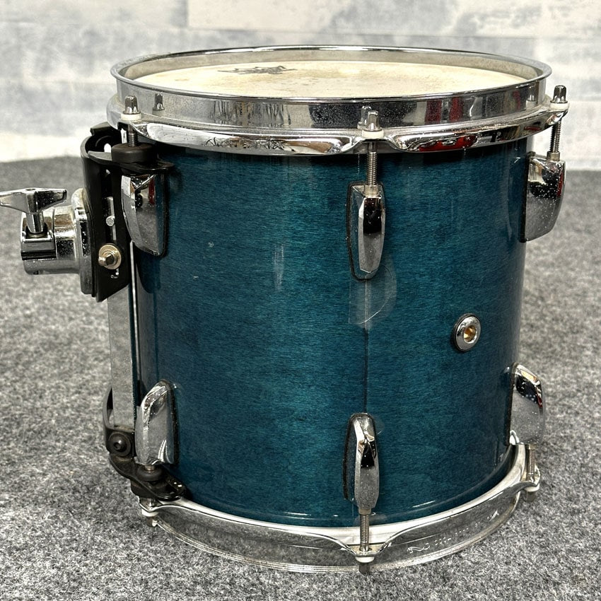 Used Pearl Session Custom Maple Tom 10x10 Dusk Blue Lacquer - Drum Center Of Portsmouth