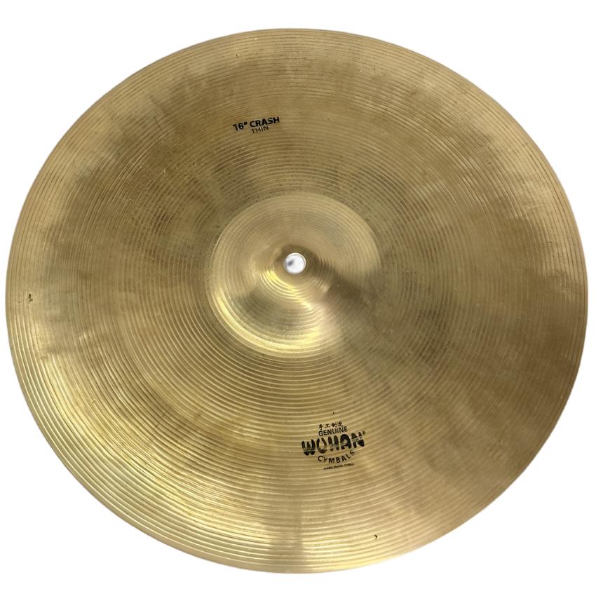 Used Wuhan Thin Crash Cymbal 16" - Good - Drum Center Of Portsmouth