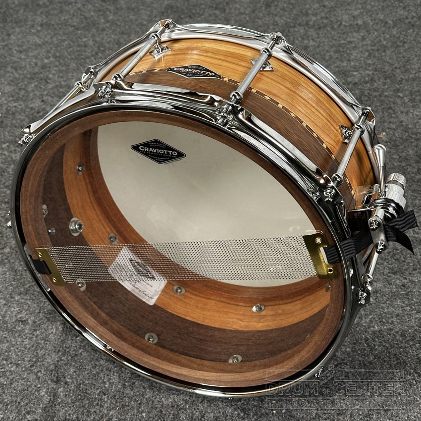 Craviotto Custom Shop Cherry/Walnut 4pc Drum Set - Drum Center Of Portsmouth