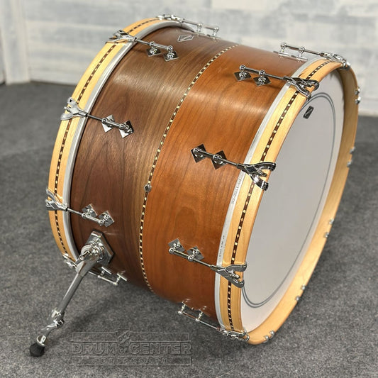 Craviotto Custom Shop Cherry/Walnut 4pc Drum Set - Drum Center Of Portsmouth