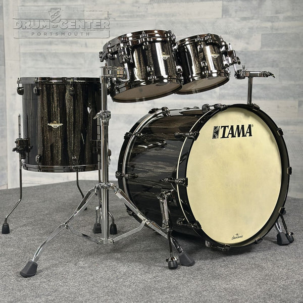 Tama Starclassic Maple 4pc Drum Set Black Clouds & Silver Linings w/Bl
