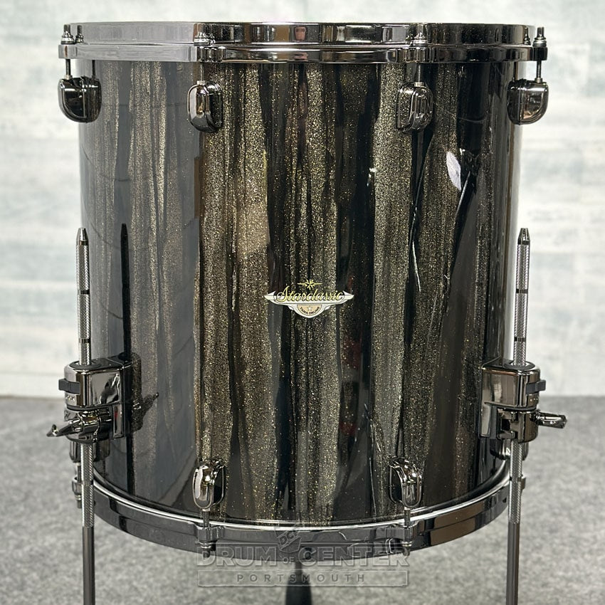 Tama Starclassic Maple 4pc Drum Set Black Clouds & Silver Linings w/Black Hw - Drum Center Of Portsmouth