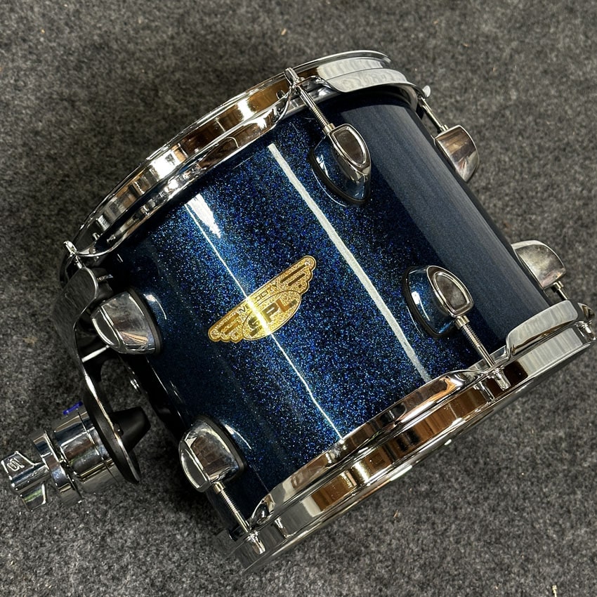 Used SPL 4pc Drum Set Blue Sparkle - Very Good - Drum Center Of Portsmouth