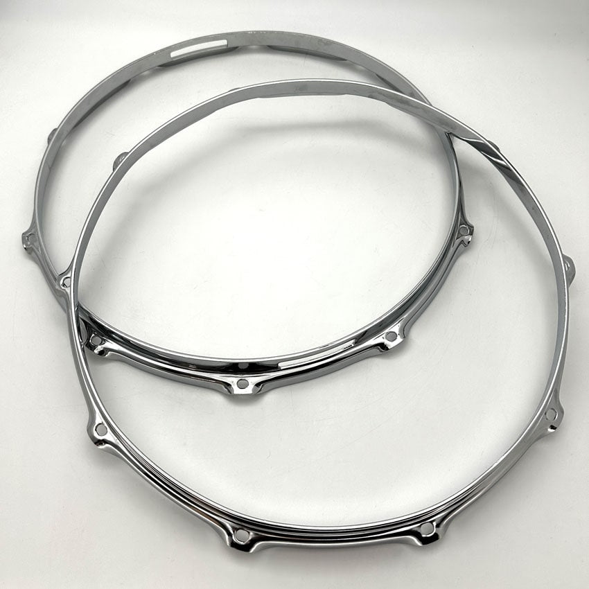 Used Gretsch 302 Snare Drum Hoops 14" 10-Lug Pair - Drum Center Of Portsmouth