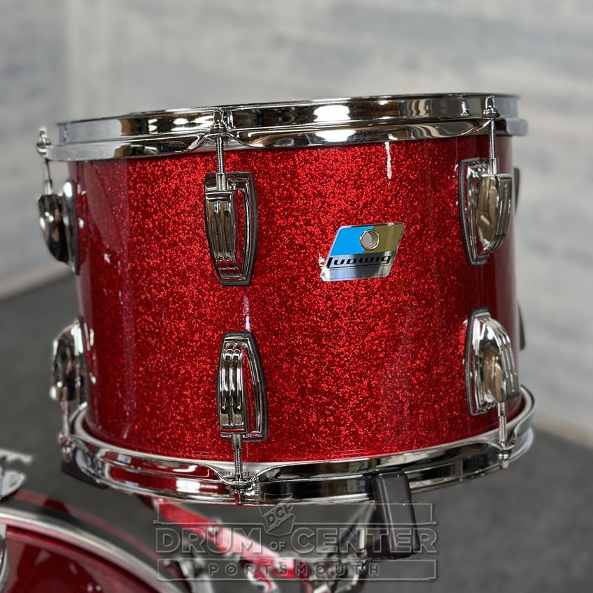 Ludwig Classic Maple Super 70s 3pc Drum Set "Big Red Machine" - Drum Center Of Portsmouth