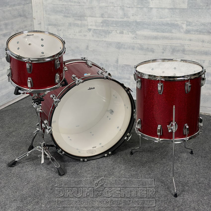 Ludwig Classic Maple Super 70s 3pc Drum Set "Big Red Machine" - Drum Center Of Portsmouth