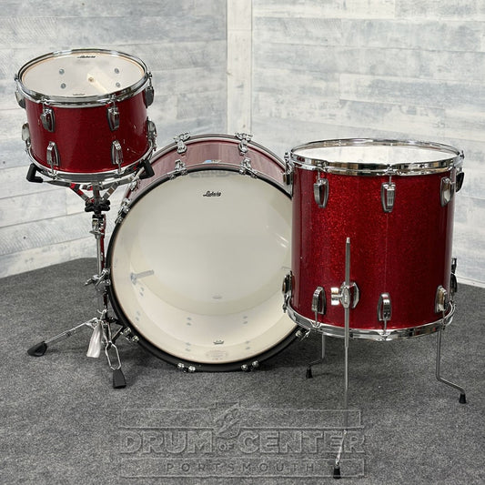 Ludwig Classic Maple Super 70s 3pc Drum Set "Big Red Machine" - Drum Center Of Portsmouth