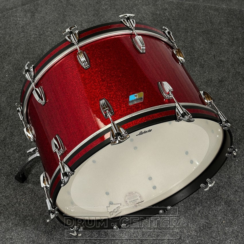 Ludwig Classic Maple Super 70s 3pc Drum Set "Big Red Machine" - Drum Center Of Portsmouth
