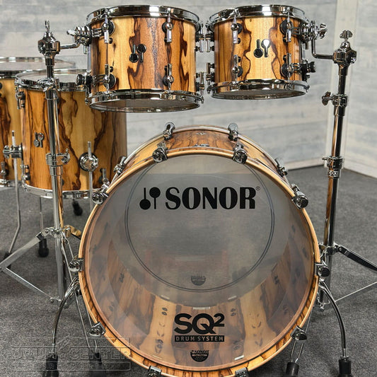 Sonor SQ2 Beech 6pc Drum Set African Marble Semi Gloss - Drum Center Of Portsmouth