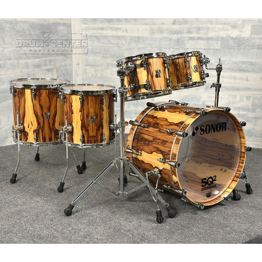 Sonor SQ2 Beech 5pc Drum Set African Marble Semi Gloss - Drum Center Of Portsmouth