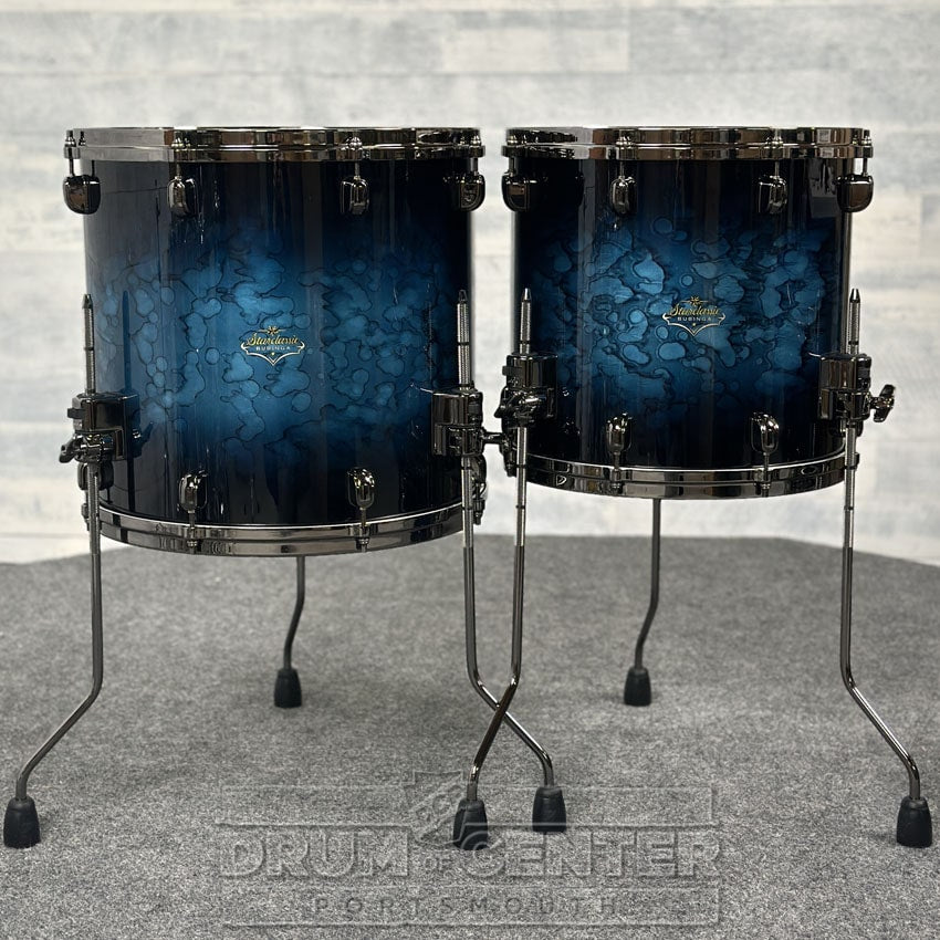 Tama Starclassic Bubinga 5pc Drum Set Blue Swell Burst - Made in Japan! - Drum Center Of Portsmouth