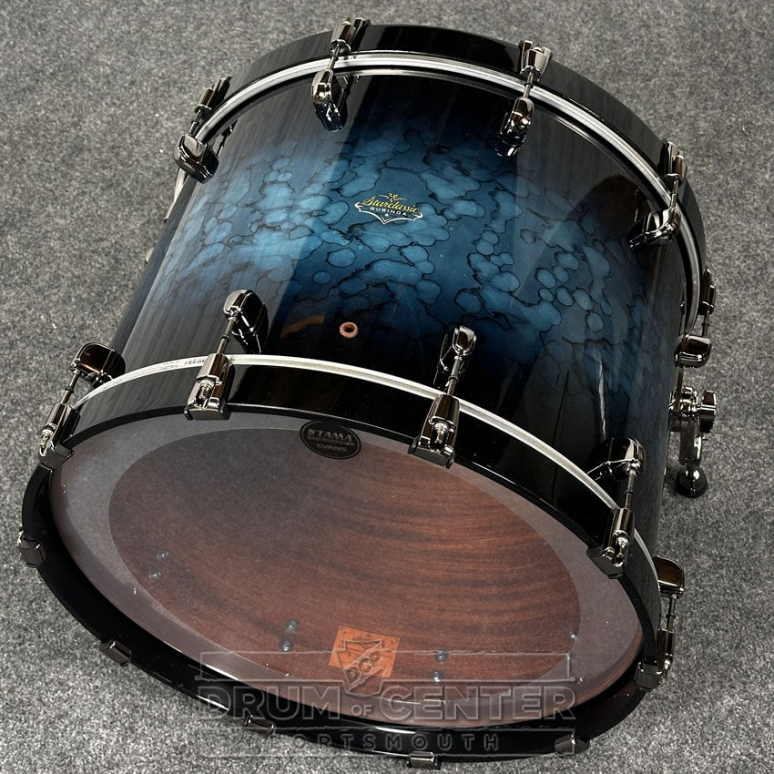 Tama Starclassic Bubinga 4pc Drum Set Blue Swell Burst - Made in Japan! - Drum Center Of Portsmouth