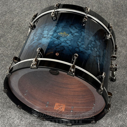Tama Starclassic Bubinga 4pc Drum Set Blue Swell Burst - Made in Japan! - Drum Center Of Portsmouth