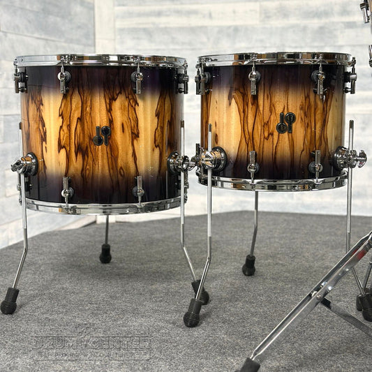 Sonor SQ2 Beech 5pc Drum Set Violet Burst over African Marble DEMO MODEL - Drum Center Of Portsmouth