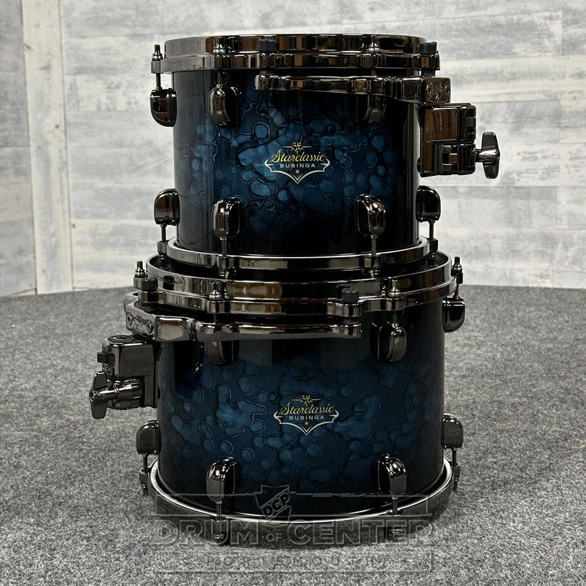 Tama Starclassic Bubinga 4pc Drum Set Blue Swell Burst - Made in Japan! - Drum Center Of Portsmouth