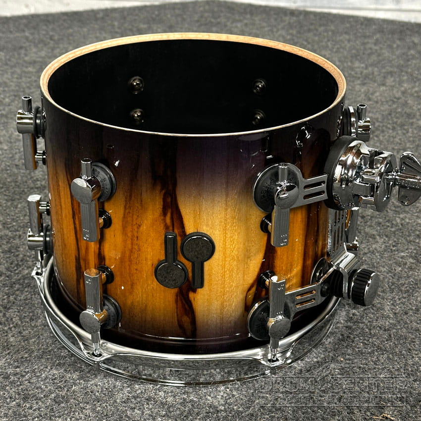 Sonor SQ2 Beech 5pc Drum Set Violet Burst over African Marble DEMO MODEL - Drum Center Of Portsmouth