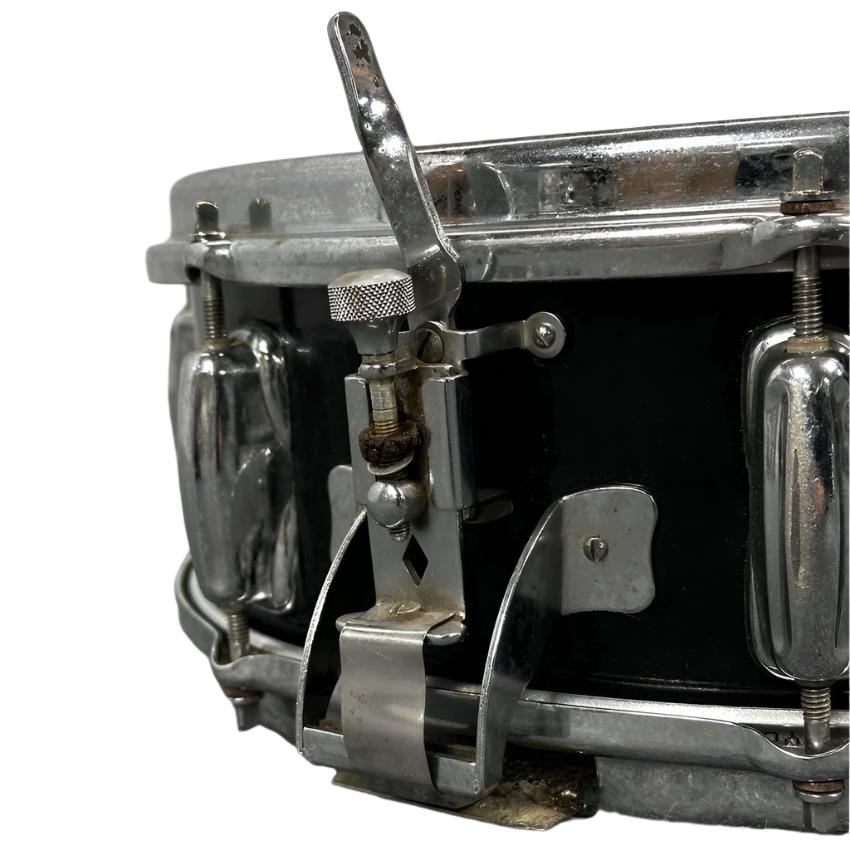 Used Vintage Slingerland Radio King Snare Drum Black 14x5 - Fair - Drum Center Of Portsmouth
