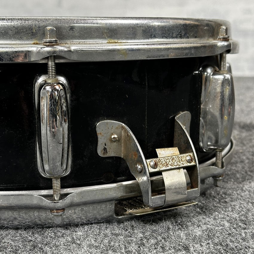 Used Vintage Slingerland Radio King Snare Drum Black 14x5 - Fair - Drum Center Of Portsmouth