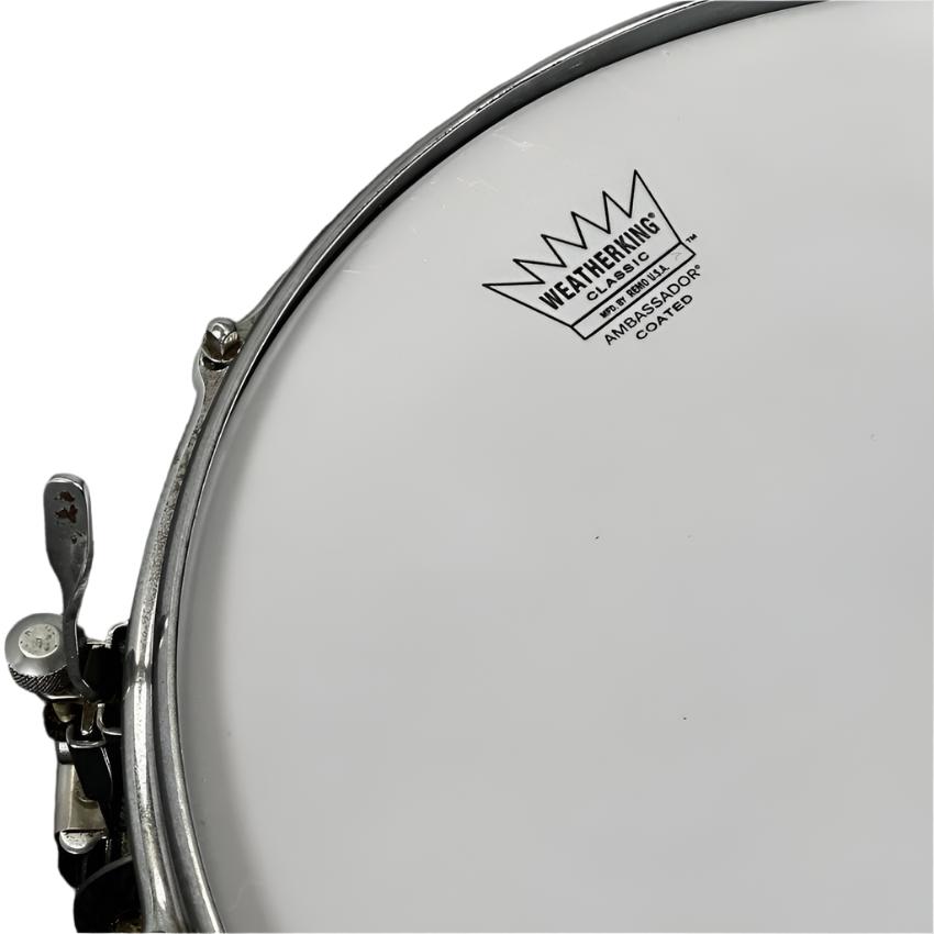 Used Vintage Slingerland Radio King Snare Drum Black 14x5 - Fair - Drum Center Of Portsmouth