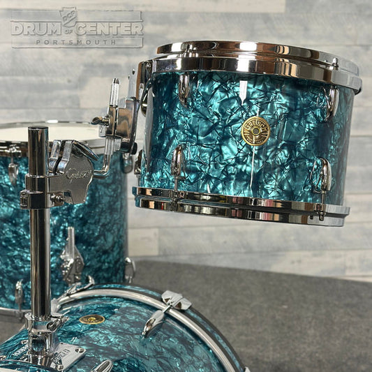 Gretsch USA Custom 3pc Drum Set 18/12/14 Turquoise Pearl - Drum Center Of Portsmouth