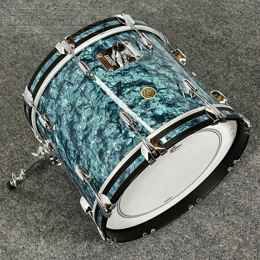 Gretsch USA Custom 3pc Drum Set 18/12/14 Turquoise Pearl - Drum Center Of Portsmouth