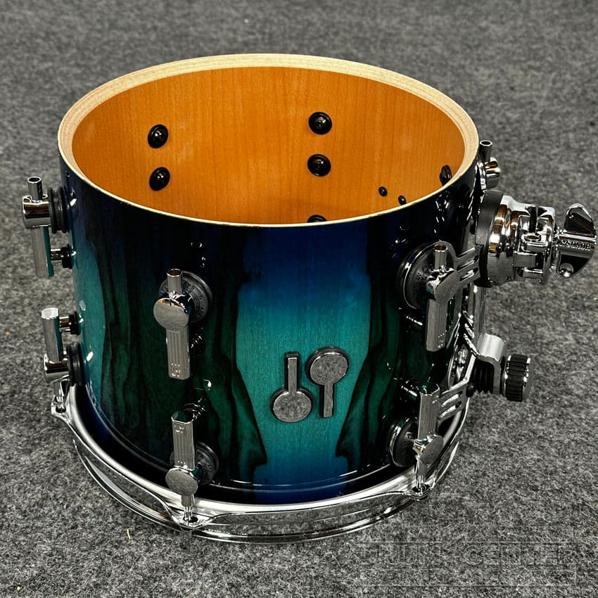 Sonor SQ2 Beech 4pc Drum Set Blue/Green Burst over African Marble Gloss - Drum Center Of Portsmouth