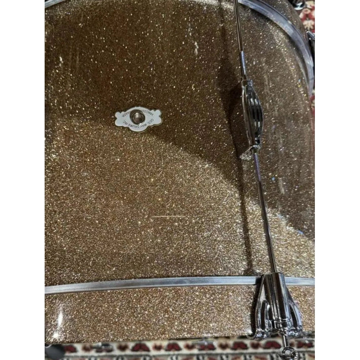 George Way Tuxedo Studio 3pc Drum Set 22/13/16 Champagne Sparkle - Scratch - Drum Center Of Portsmouth