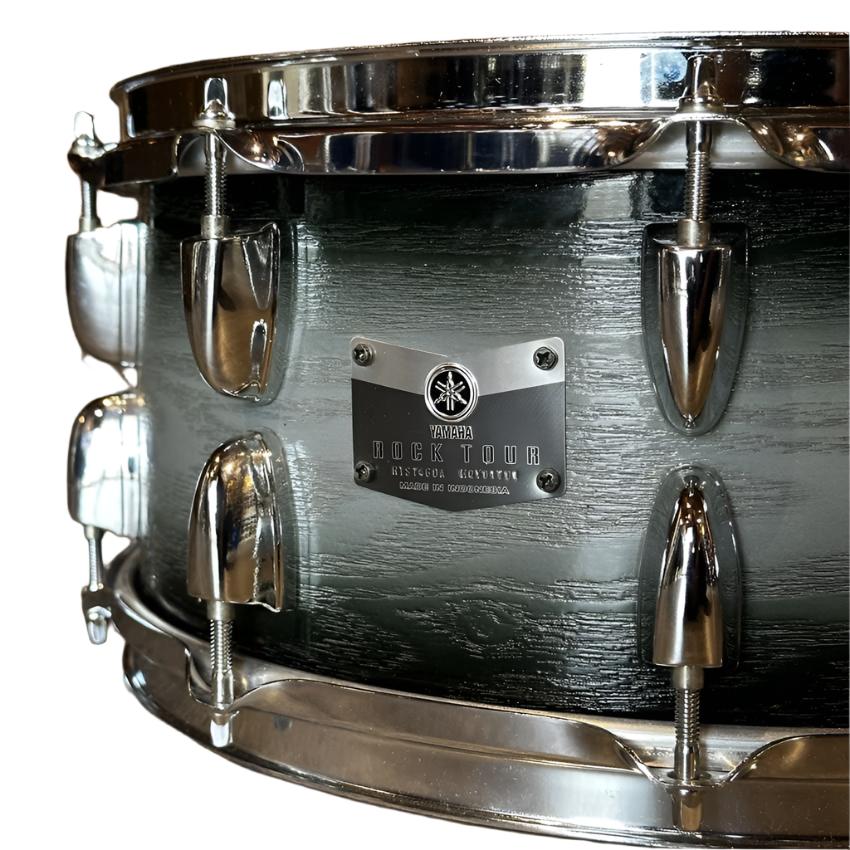 Used Yamaha Rock Tour Snare Drum 14x6 Textured Smoke Sunburst - Very Good - Drum Center Of Portsmouth