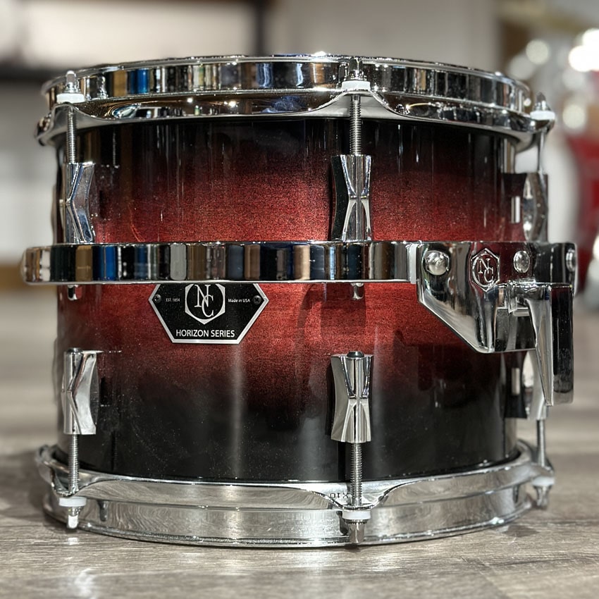 Used Noble & Cooley Horizon 4pc Drum Set Black Cherry Burst Gloss - Very Good - Drum Center Of Portsmouth
