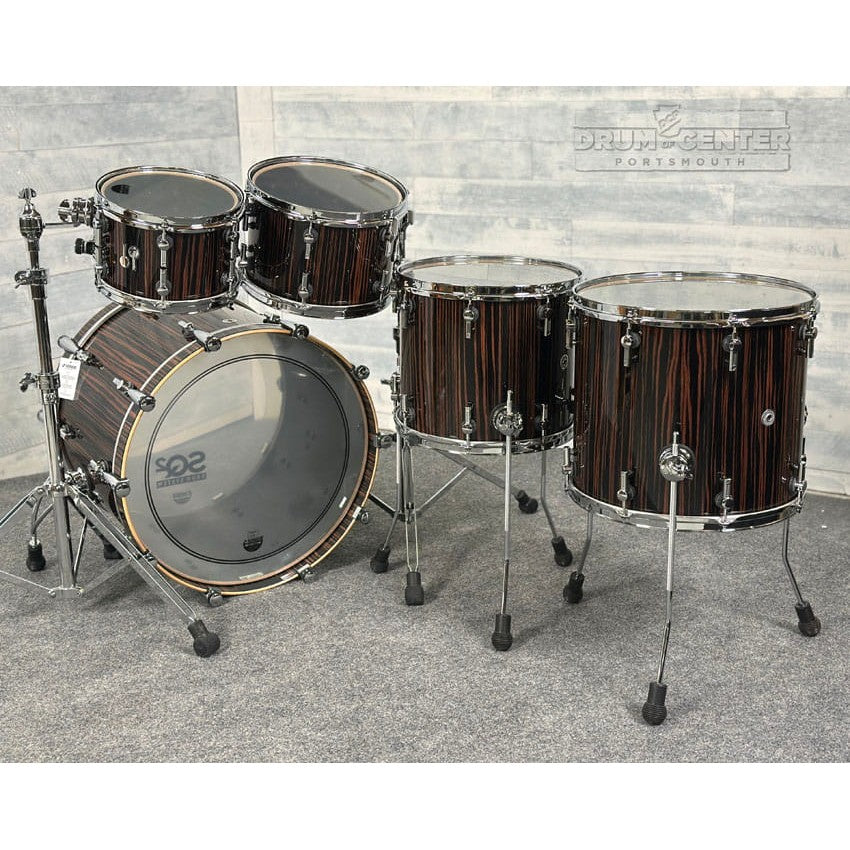 Sonor SQ2 Beech 5pc Drum Set Ebony Gloss - Drum Center Of Portsmouth