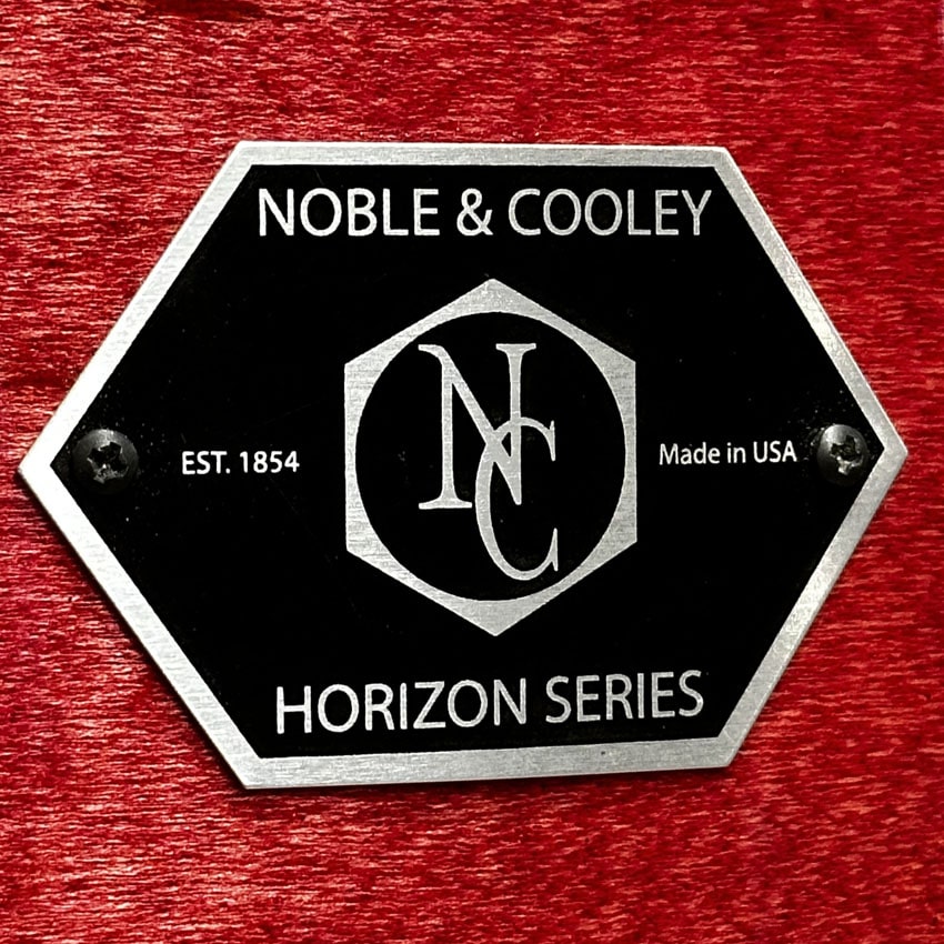 Used Noble & Cooley Horizon 4pc Drum Set Black Cherry Burst Gloss - Very Good - Drum Center Of Portsmouth