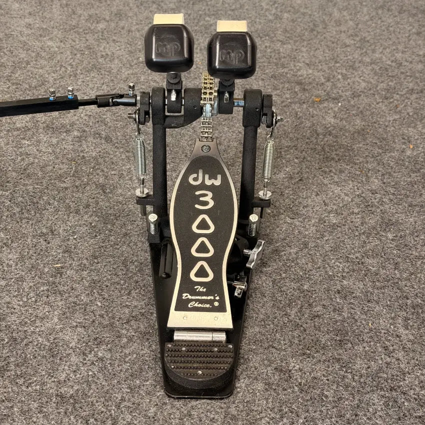 Used DW 3000 Double Bass Drum Pedal - Very Good - Drum Center Of Portsmouth