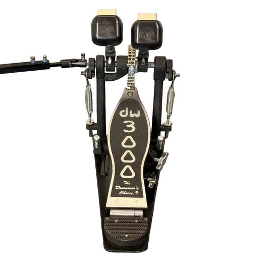 Used DW 3000 Double Bass Drum Pedal - Very Good - Drum Center Of Portsmouth