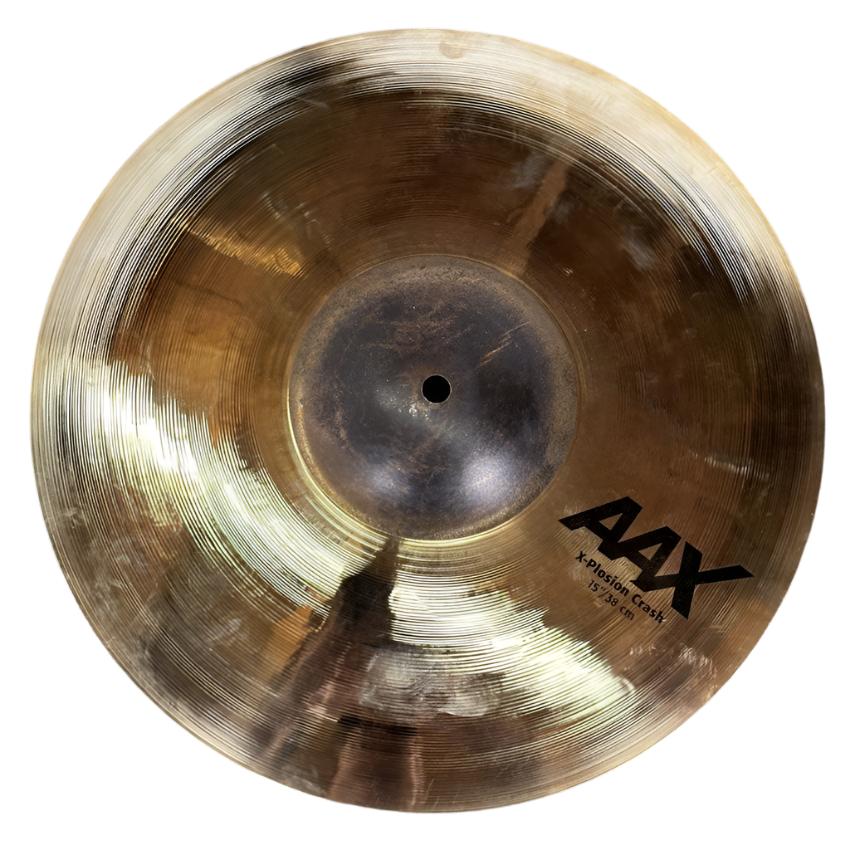 Used Sabian AAX X-Plosion Crash Cymbal 15" Brilliant - Very Good - Drum Center Of Portsmouth
