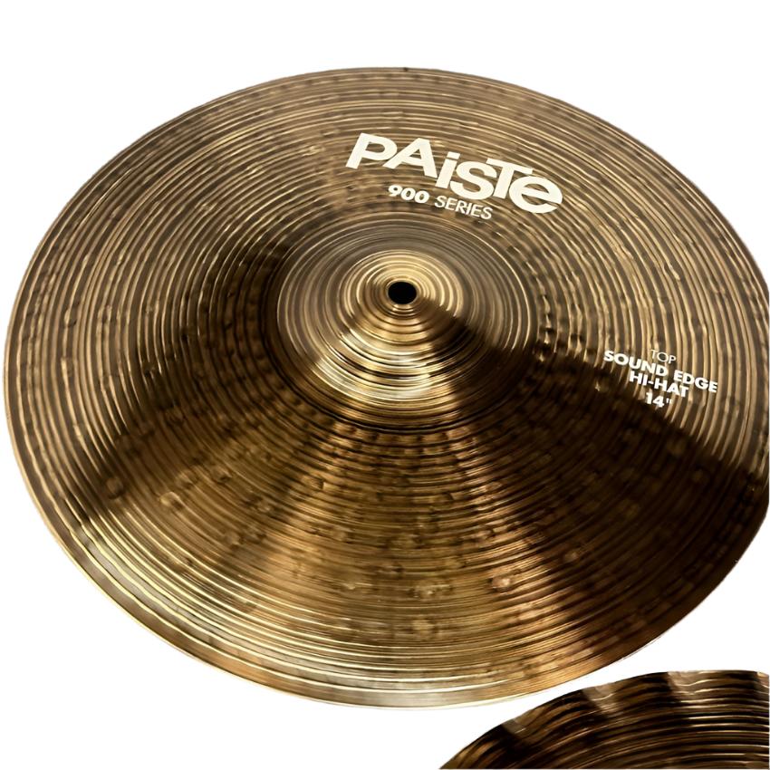 Used Paiste 900 Series Sound Edge Hi Hat Cymbals 14" - Very Good - Drum Center Of Portsmouth