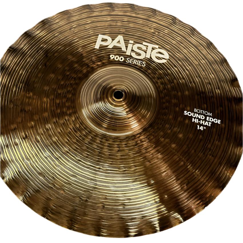 Used Paiste 900 Series Sound Edge Hi Hat Cymbals 14" - Very Good - Drum Center Of Portsmouth